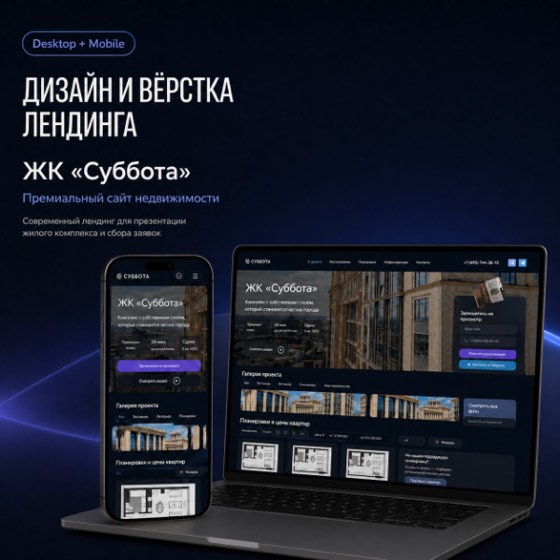ЖК Суббота — лендинг